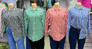 Camisa Feminina Listrada