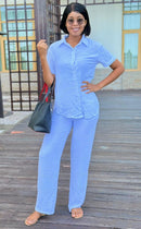 Conjunto Camisa e Calça Feminino