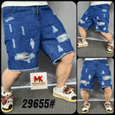 Calções Jeans com Estragas